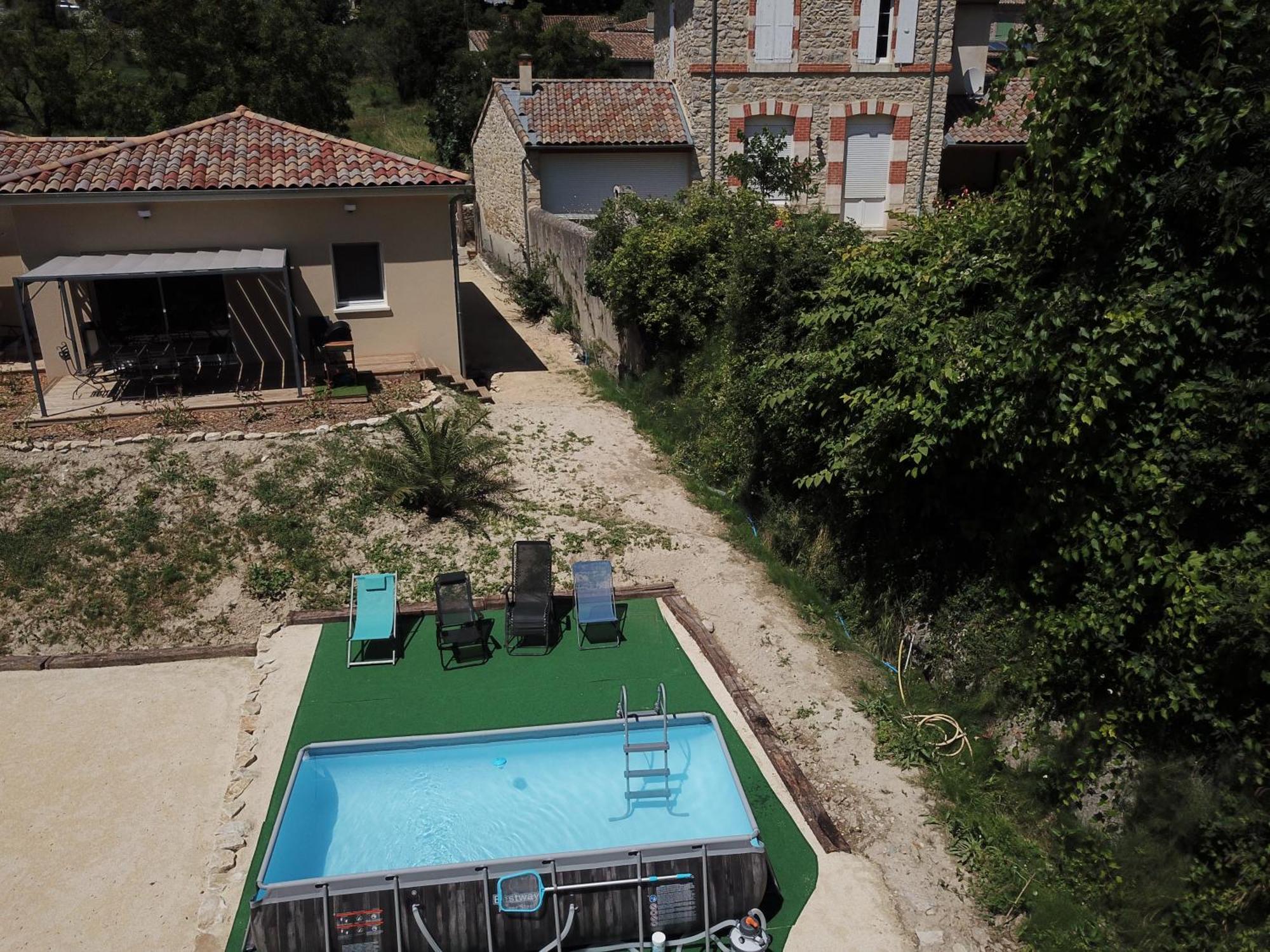 Gite Le Chaudron 1 A 7Pers Avec Piscine Villa Montclar-sur-Gervanne Eksteriør billede